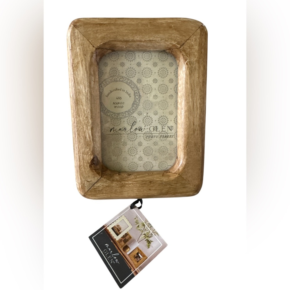 Handcrafted mango wood 4x6 photo frame